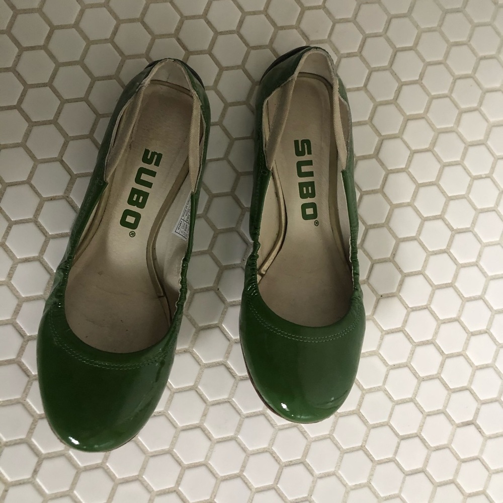 Green TSUBO flats